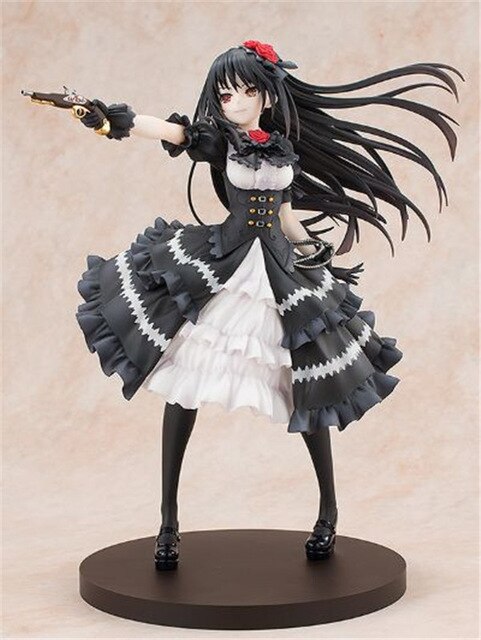 28cm Date A Live II Sexy Anime Figure Kurumi Tokisaki Action Figure Nightmare Kurumi Tokisaki Figurine Collection Model Doll Toy