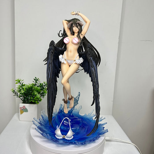 32cm Overlord Albedo Sexy Anime Figure Albedo Swimsuit Action Figure F:NEX OVERLORD Albedo Yukata so-bin Figure Adult Model Toys