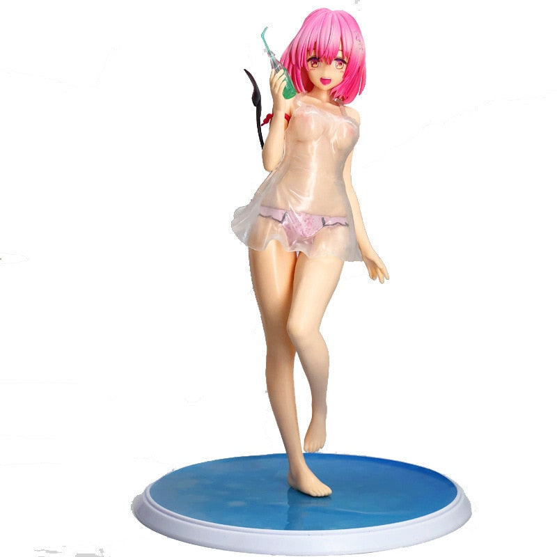 23cm To Love Kawaii  Ru  DetachableTransparent Swimsuit Momo Sexy Girl  Yuuki Mikan Lala Kotegawa Yui PVC Adult Action Figure