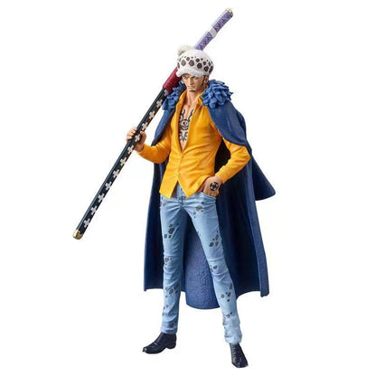 Japanese Anime Figure One Piece DXF Wano Country Trafalgar Law PVC Collection Model Dolls Toy For Gift 18cm