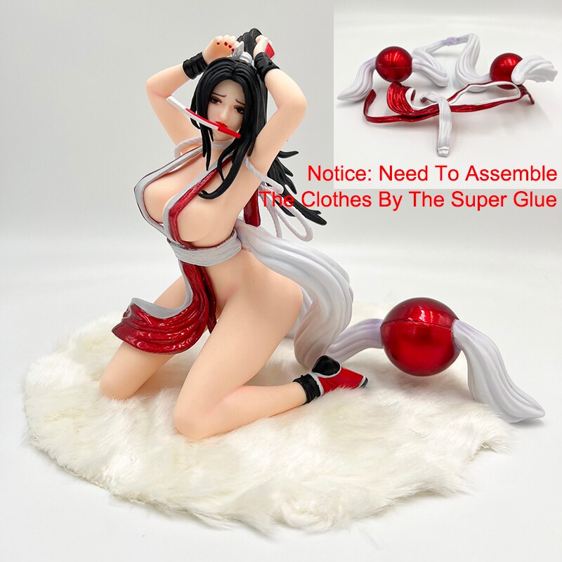 16cm The King of Fighters Shiranui Mai Sexy Anime Figure Honor of Kings Chun-Li Action Figure Adult Anime Girl Figure Doll Toys