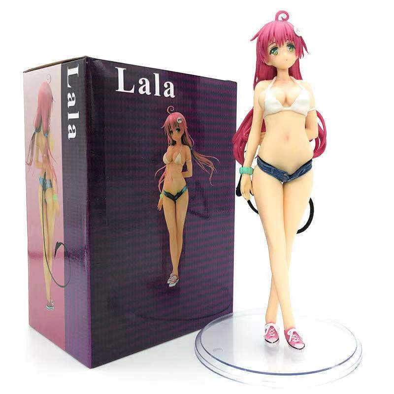 23cm To Love Kawaii  Ru  DetachableTransparent Swimsuit Momo Sexy Girl  Yuuki Mikan Lala Kotegawa Yui PVC Adult Action Figure