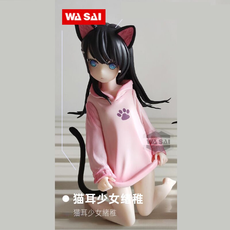 Japanese Anime Girls Collection Action Figure Beautiful Girl Sexy Lady Pvc Model Computer Case Decoration Toys For Young People