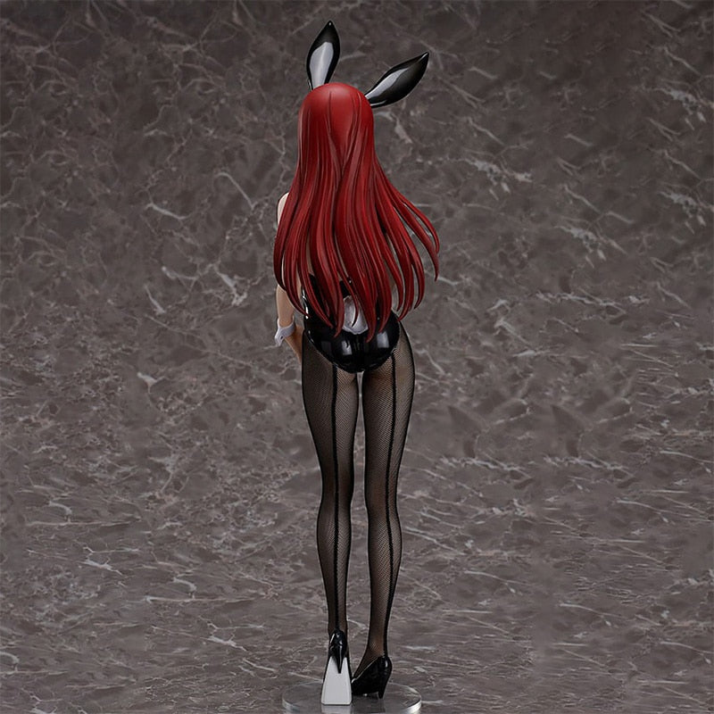 Freeing Fairy Tail Erza Scarlet Bunny Girl PVC Action Figure Anime Sexy Girl Figure Model Toys Japanese Adult Action Figure Toys