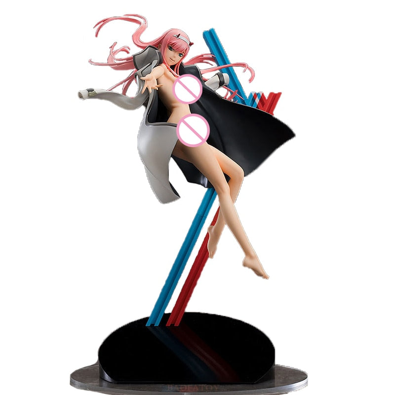 Sexy Anime DARLING in the FRANXX Anime Figure Toy Zero Two 02 Sexy Girl PVC Action Figure Collection Model Doll Toys 30cm