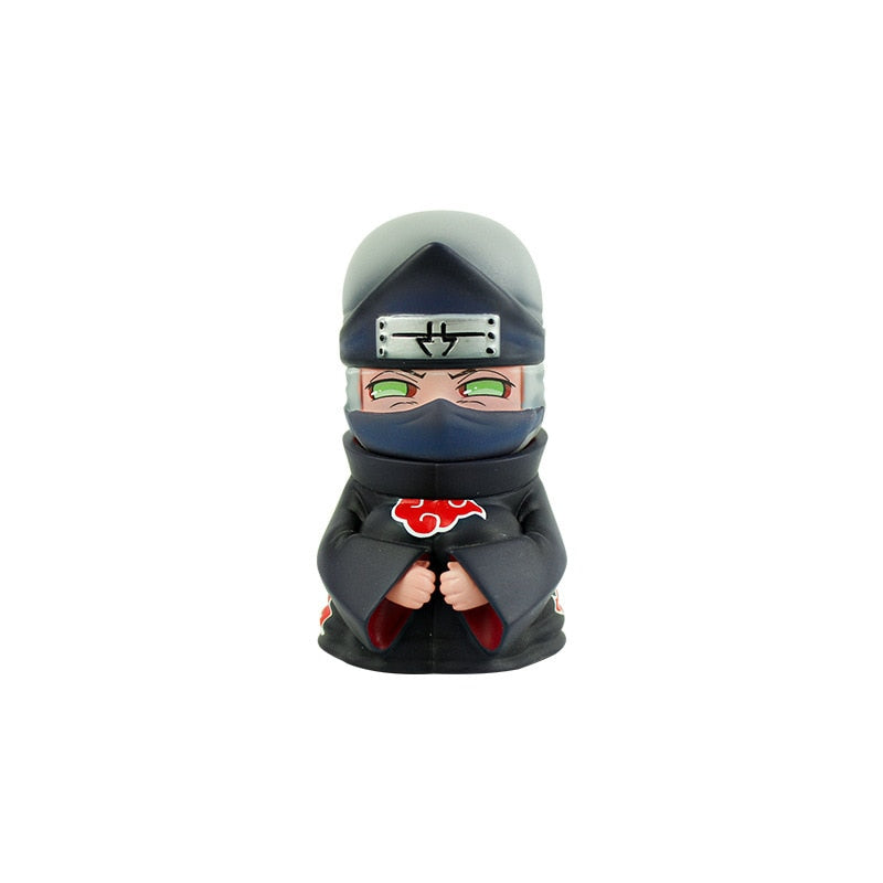 Naruto Uzumaki Kakashi Uchiha Sasuke Itachi Anime Figure Toy Q Cute Figural Nendoroid Car Decoration PVC Model Gift Toys For Kid