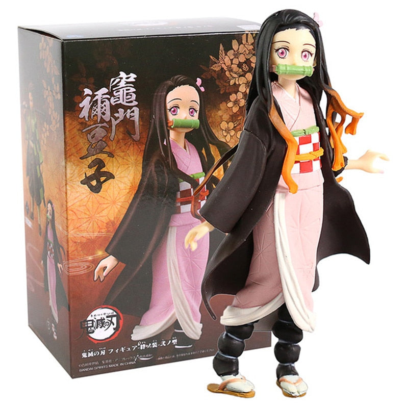 Kimetsu no Yaiba Anime Figure Hashibira Inosuke Action Figure ARTFX J Demon Slayer Kamado Tanjirou Figurine Model Doll Gift