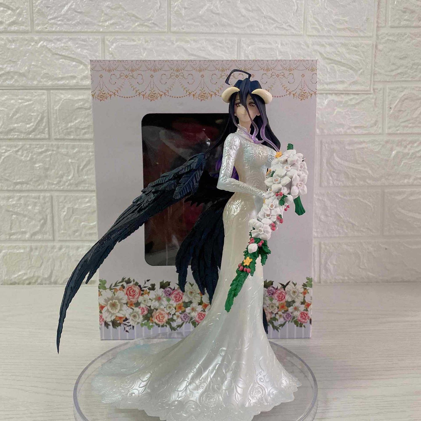 32cm Overlord Anime Figure Albedo -Swimsuit Action Figure Overlord III Albedo so-bin Ver Sexy Figure Collection Model Doll Toys