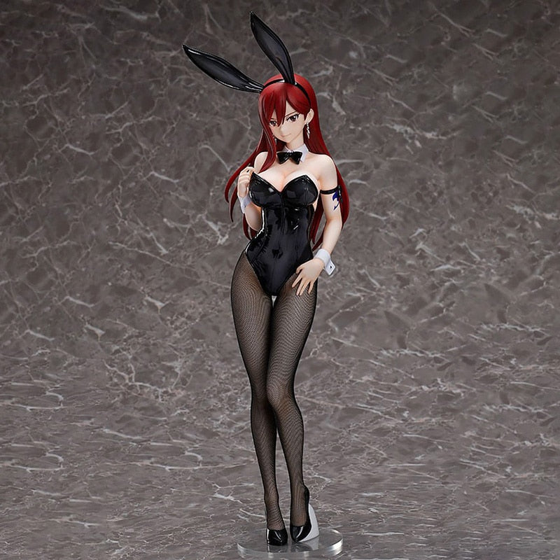 Freeing Fairy Tail Erza Scarlet Bunny Girl PVC Action Figure Anime Sexy Girl Figure Model Toys Japanese Adult Action Figure Toys