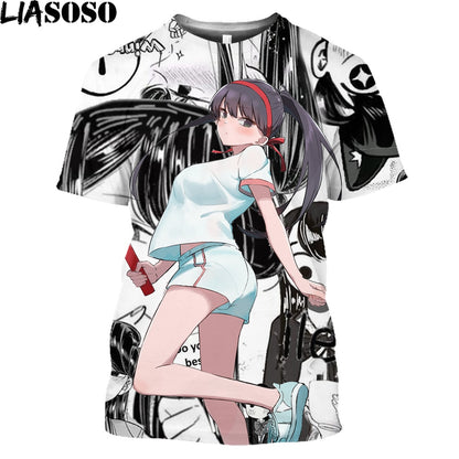 Hot Japanese Anime Komi Cant Communicate Komi Shouko T Shirt Men Kawaii Cartoon Japan Style Summer Tops Unisex T-shirt Male Tops