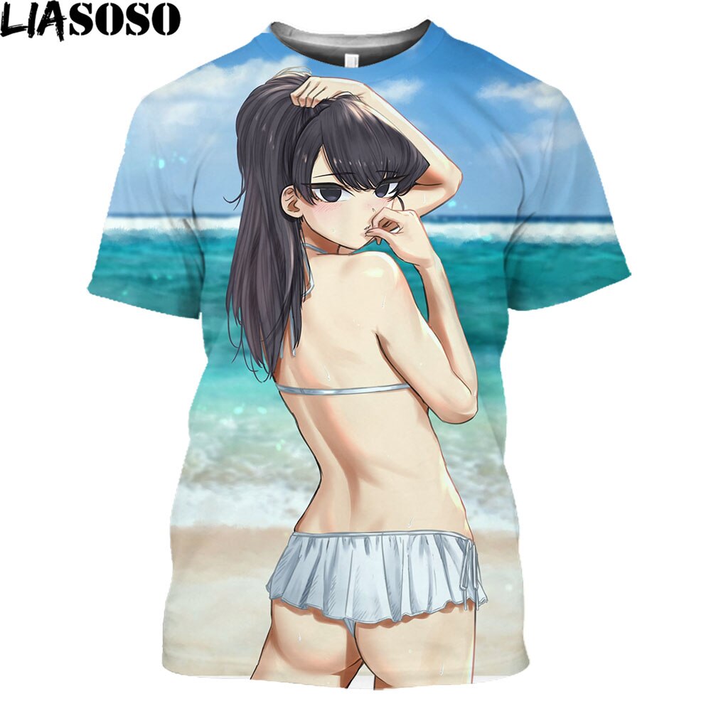 Hot Japanese Anime Komi Cant Communicate Komi Shouko T Shirt Men Kawaii Cartoon Japan Style Summer Tops Unisex T-shirt Male Tops