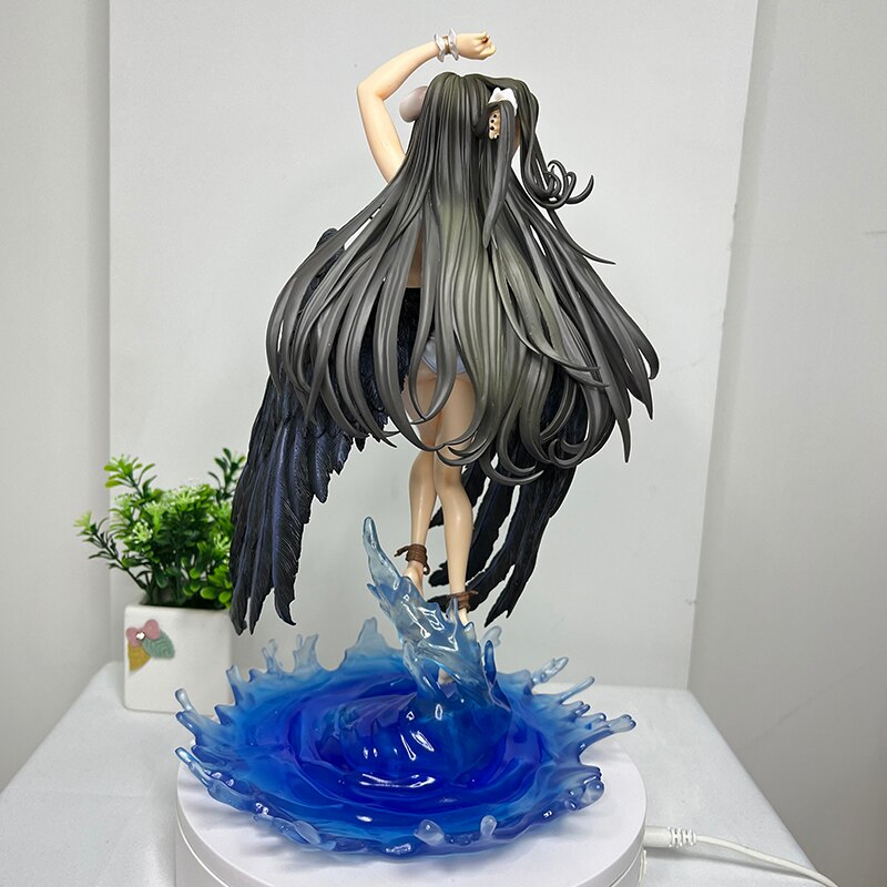 32cm Overlord Albedo Sexy Anime Figure Albedo Swimsuit Action Figure F:NEX OVERLORD Albedo Yukata so-bin Figure Adult Model Toys