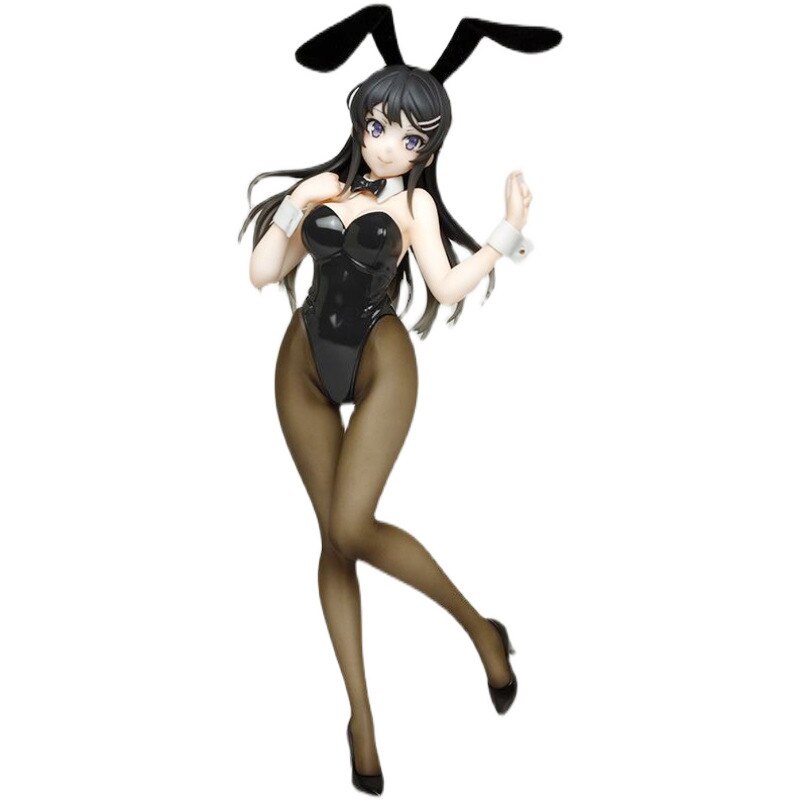 25cm Mai Sakurajima Bunny Girl Senpai Sexy Anime Figure Rascal Does Not Dream of Bunny Girl Senpai Action Figure Model Doll Toys