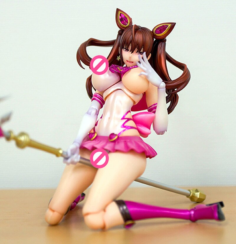 Native Second Axe HENTAI ACTION Raita Erika Kuramoto 18cm PVC Anime Figure Sexy Girl Adult Model Doll Toys