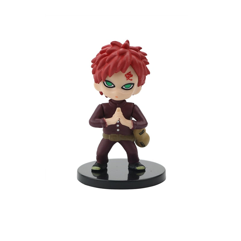 Naruto Uzumaki Kakashi Uchiha Sasuke Itachi Anime Figure Toy Q Cute Figural Nendoroid Car Decoration PVC Model Gift Toys For Kid