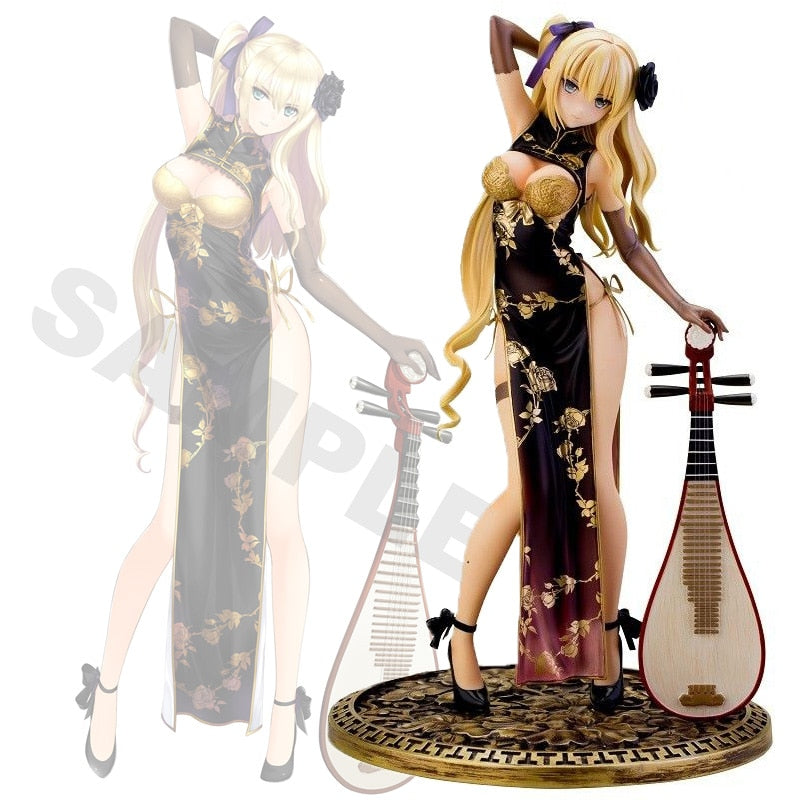 Alphamax Skytube Premium Original Character T2 Art Girls Sexy Cheongsam Girl Jin-Lian 1/6 PVC Action Figure Collectible Toy Gift