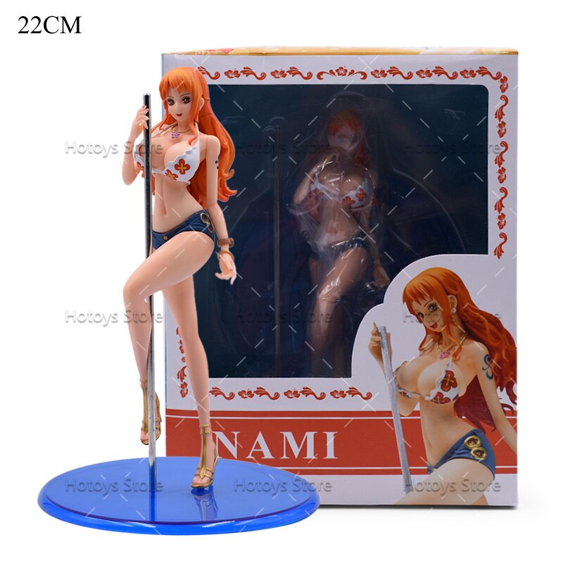 Anime One Piece Figure Nami GK Fashion Sexy Girl Figurine Toys PVC Action Figure Drunk kimono Nami Collection Model Toy Gifts