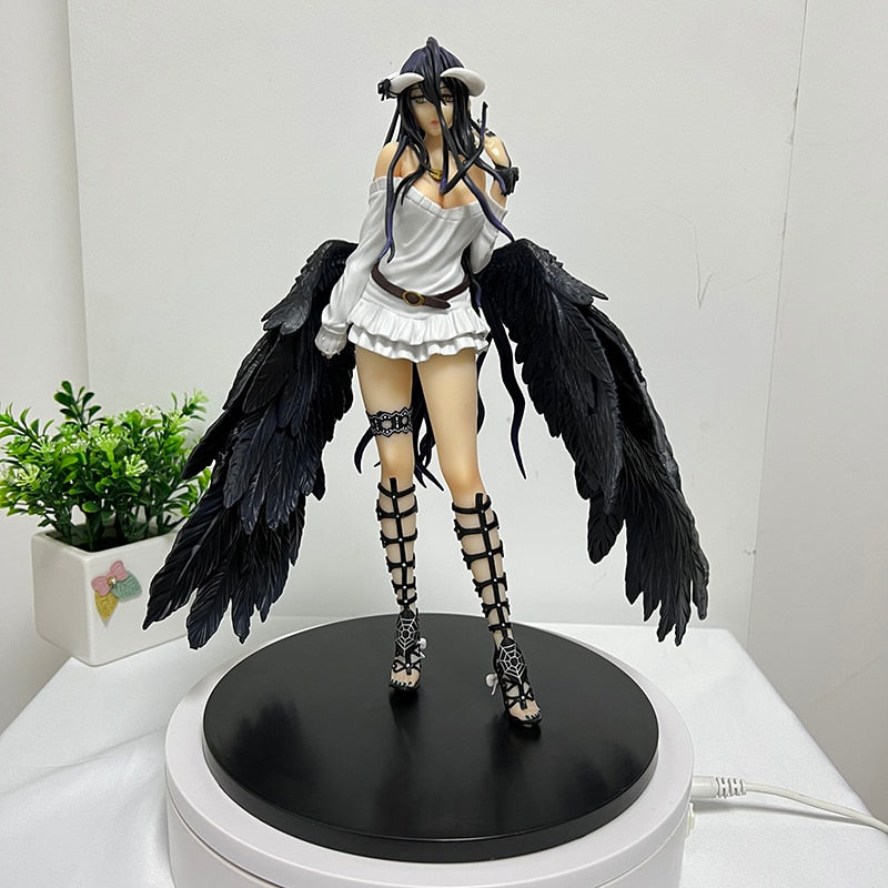 32cm Overlord Anime Figure Albedo -Swimsuit Action Figure Overlord III Albedo so-bin Ver Sexy Figure Collection Model Doll Toys