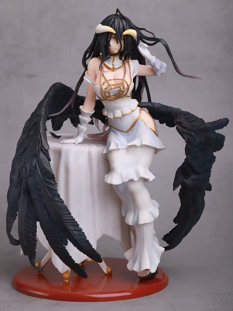 32cm Overlord Anime Figure Albedo -Swimsuit Action Figure Overlord III Albedo so-bin Ver Sexy Figure Collection Model Doll Toys