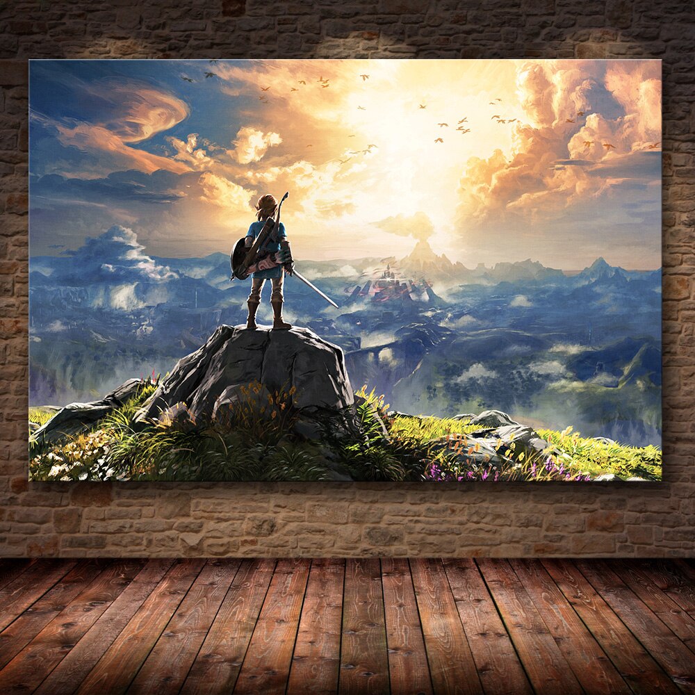 Home Decor Canvas Poster Picture Sexy Final Fantasy Game Painting Poster Wall For Home Canvas Wall Art Painting