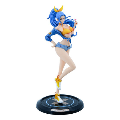 35cm Anime One Piece Miss Wednesday Figure GK Nefeltari Vivi Action Figurines PVC Model Toys Sexy Street Fashion Girl Doll Figma