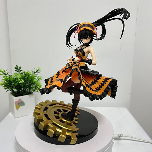 28cm Date A Live II Sexy Anime Figure Kurumi Tokisaki Action Figure Nightmare Kurumi Tokisaki Figurine Collection Model Doll Toy