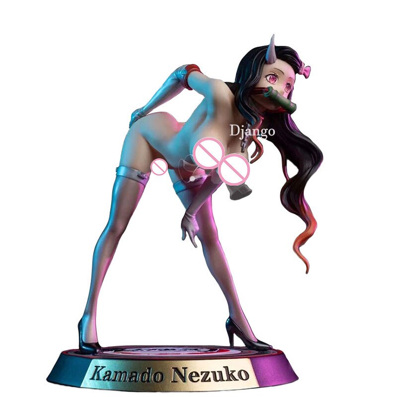 20CM PVC Kamado Nezuko Sexy Demon Slayer Figure Anime Action Figurine Kimetsu No Yaiba