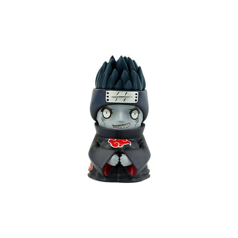 Naruto Uzumaki Kakashi Uchiha Sasuke Itachi Anime Figure Toy Q Cute Figural Nendoroid Car Decoration PVC Model Gift Toys For Kid