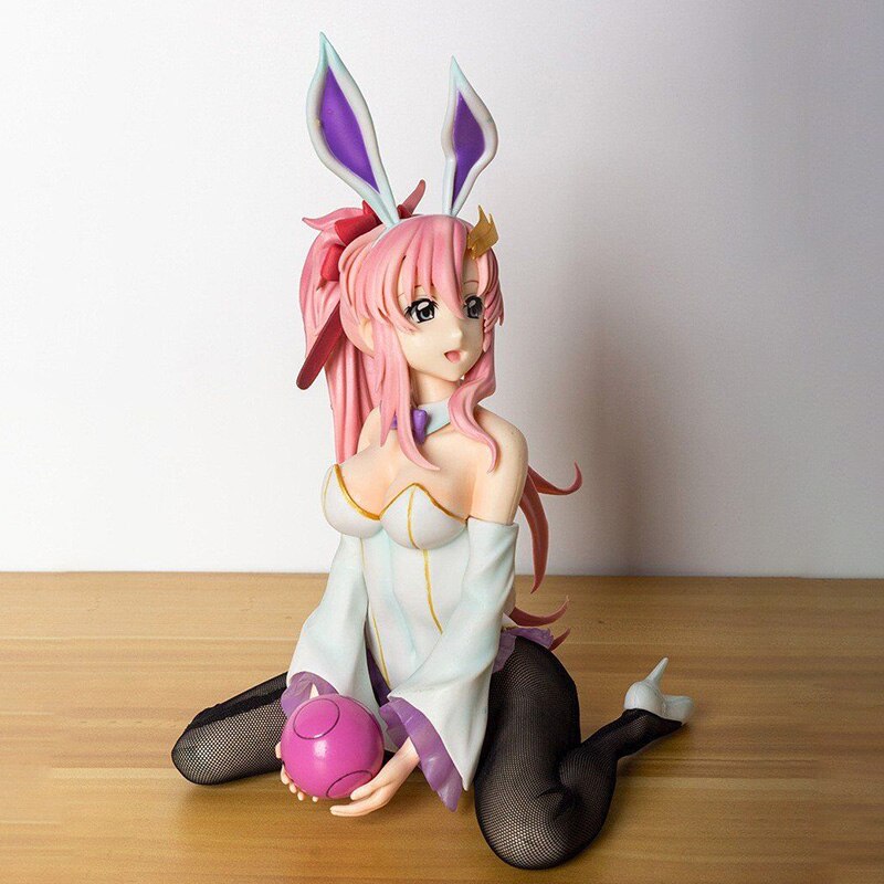 FREEing Mobile Suit SEED Lacus Clyne Bunny Girl B-style 1/4 Scale PVC Action Figure Anime Sexy Figure Model Toy Doll Gift