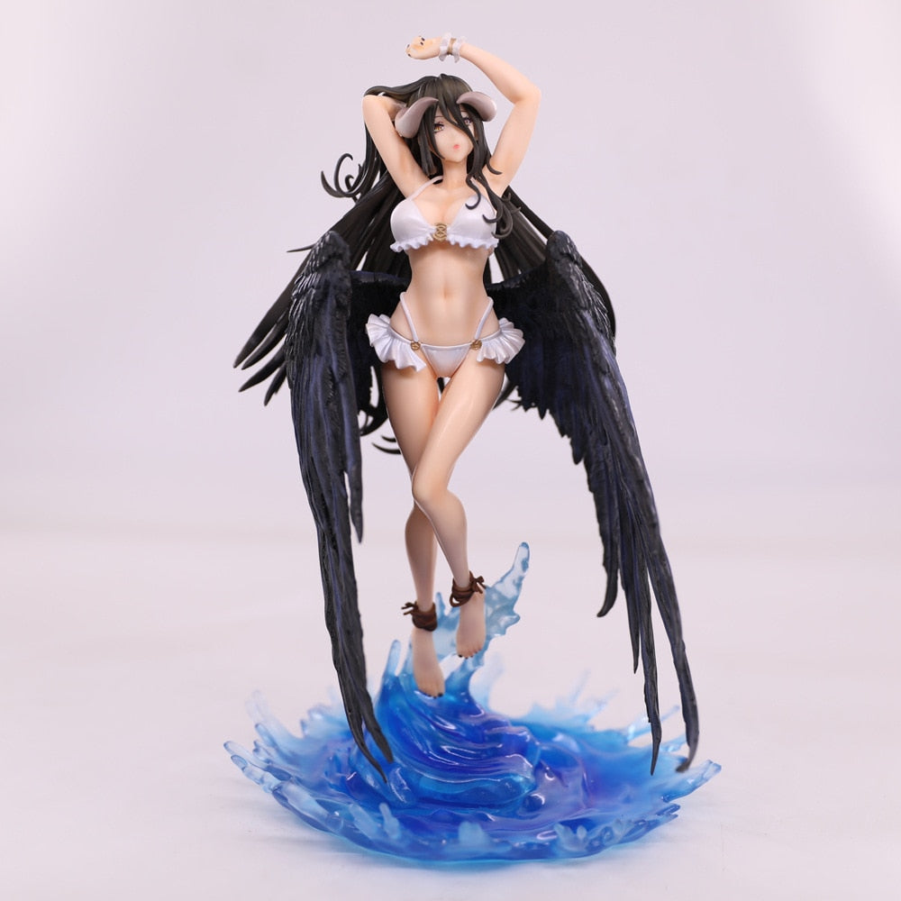 32cm Overlord Albedo Sexy Anime Figure Albedo Swimsuit Action Figure F:NEX OVERLORD Albedo Yukata so-bin Figure Adult Model Toys