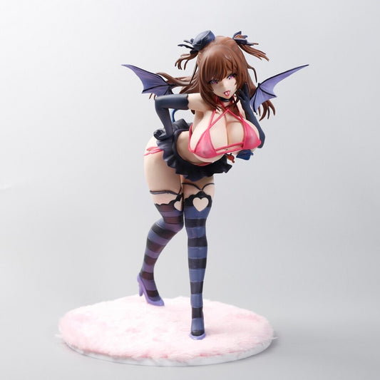 25cm Lilith Mataro Original Character Sexy Anime Figure Hentai Native Lilith Pink Cat Action Figure Adult Collection Model Toys