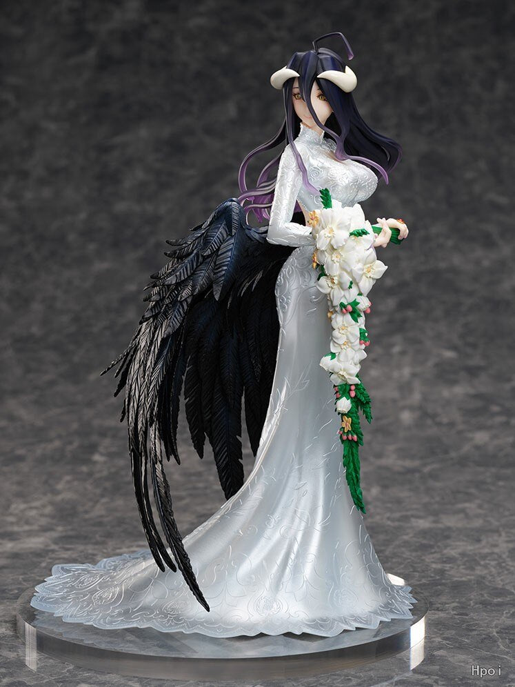 32cm Overlord Anime Figure Albedo -Swimsuit Action Figure Overlord III Albedo so-bin Ver Sexy Figure Collection Model Doll Toys