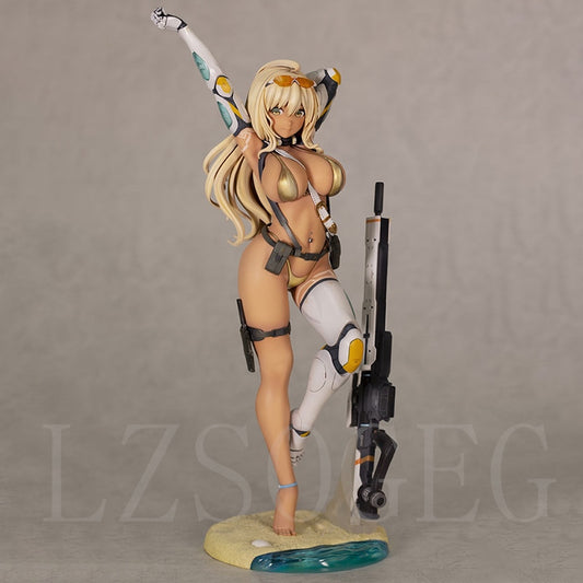 Alphamax SkyTube PIXEL PHILIA 15 Gal Sniper Illustration Nidy-2D PVC Action Figure Anime Sexy Figure Model Toys Doll Gift