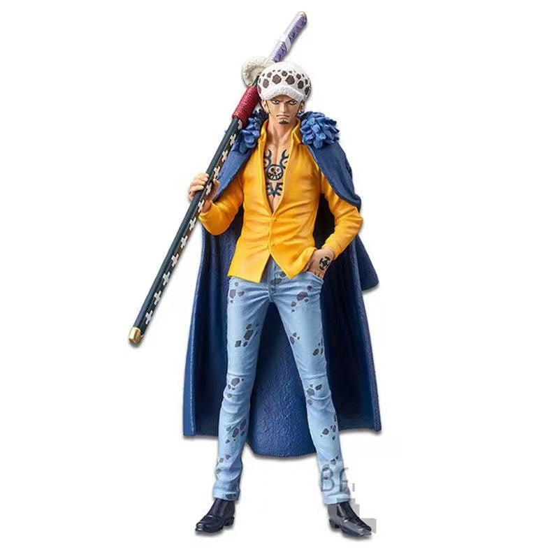 Japanese Anime Figure One Piece DXF Wano Country Trafalgar Law PVC Collection Model Dolls Toy For Gift 18cm