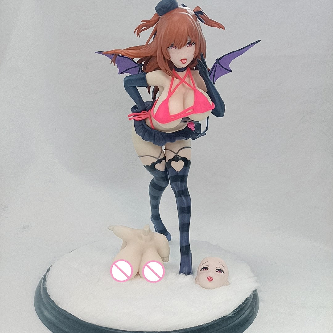 Anime Figurine Lilith Girl Figure Model 1/6 Hentai Native Mataro Pink Cat Collection Adult PVC figures Toy Doll Gift