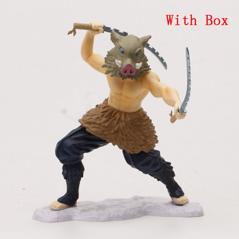 Kimetsu no Yaiba Anime Figure Hashibira Inosuke Action Figure ARTFX J Demon Slayer Kamado Tanjirou Figurine Model Doll Gift