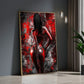 Sexy Nude Art Poster Canvas Print Red Woman Abstract Wall Art Pictures Canvas Painting for Bedroom Home Decoration Gifts Cuadros