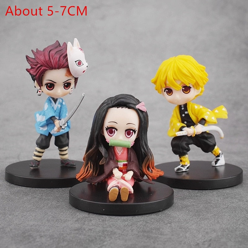 Kimetsu no Yaiba Anime Figure Hashibira Inosuke Action Figure ARTFX J Demon Slayer Kamado Tanjirou Figurine Model Doll Gift