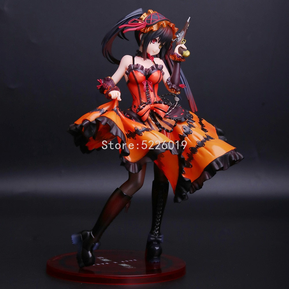 28cm Date A Live II Sexy Anime Figure Kurumi Tokisaki Action Figure Nightmare Kurumi Tokisaki Figurine Collection Model Doll Toy