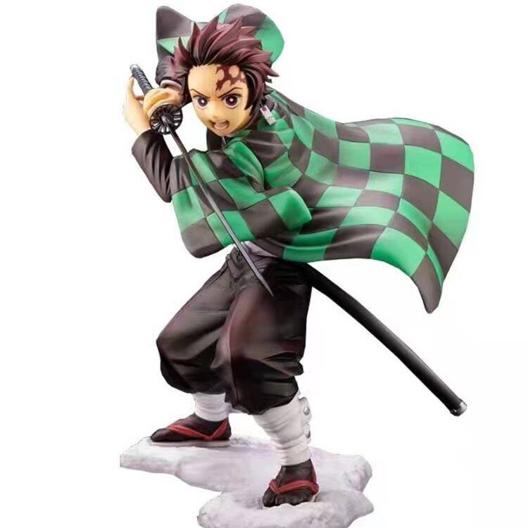 Kimetsu no Yaiba Anime Figure Hashibira Inosuke Action Figure ARTFX J Demon Slayer Kamado Tanjirou Figurine Model Doll Gift