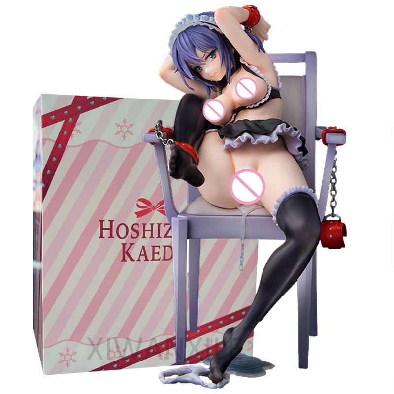 22cm FROG Native Hoshizuki Kaede Sexy Anime Figure Kaede to Suzu Hentaii Action Figure Japanese Adult Collection Model Doll Toys