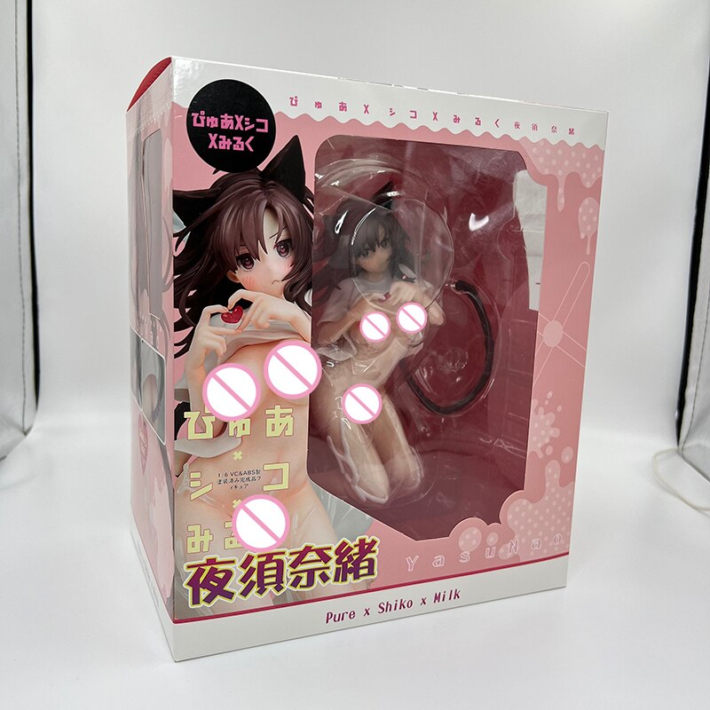 24cm Pink Charm Rurudo Eve LOVECALL Hentaii Anime Figure Hayasaka Yui Sexy Girl Action Figure Adult Collection Model Doll Toys