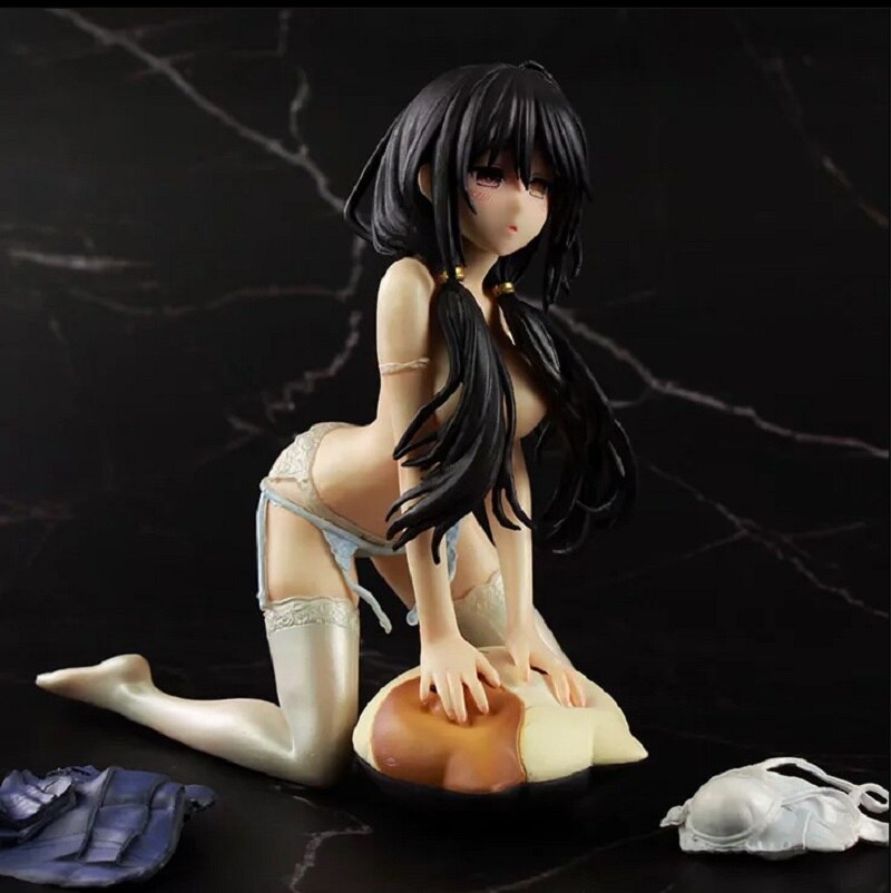 DATE A LIVE Anime Figure Tokisaki Kurumi Nightmare PVC Action Figure Kneeling Swimsuit Lingerie Sexy Collection Mode