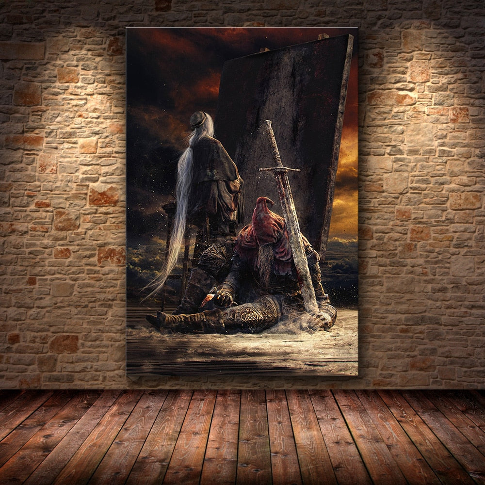 Home Decor Canvas Poster Picture Sexy Final Fantasy Game Painting Poster Wall For Home Canvas Wall Art Painting