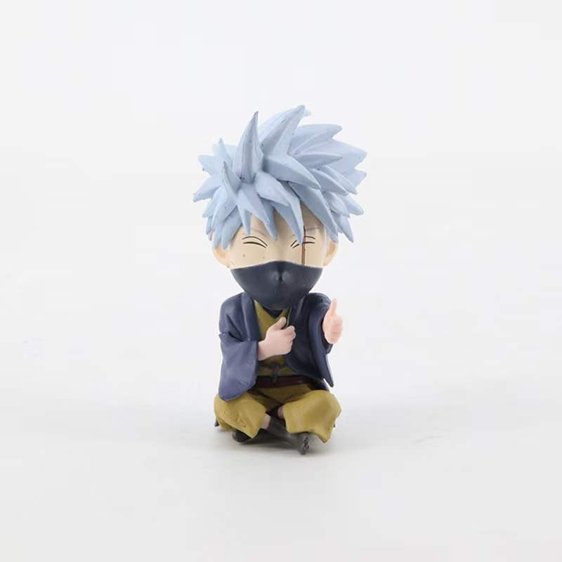 Naruto Uzumaki Kakashi Uchiha Sasuke Itachi Anime Figure Toy Q Cute Figural Nendoroid Car Decoration PVC Model Gift Toys For Kid