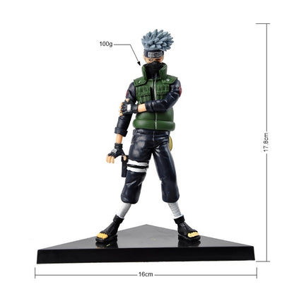 Naruto Anime Figures Naruto Sasuke Hatake Kakashi Gaara Uchiha Itachi PVC Model Decorate Toy For Children's Birthday Gifts