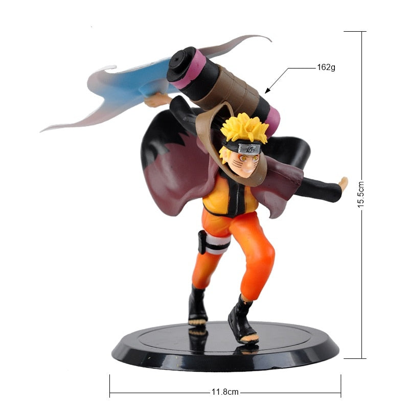 Naruto Anime Figures Naruto Sasuke Hatake Kakashi Gaara Uchiha Itachi PVC Model Decorate Toy For Children's Birthday Gifts