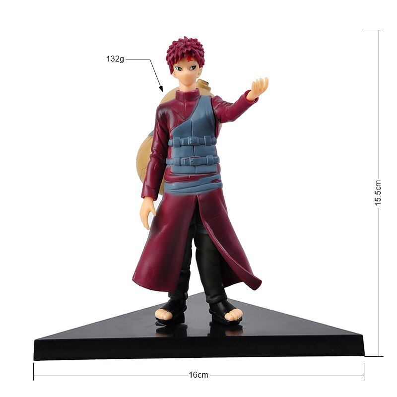 Naruto Anime Figures Naruto Sasuke Hatake Kakashi Gaara Uchiha Itachi PVC Model Decorate Toy For Children's Birthday Gifts