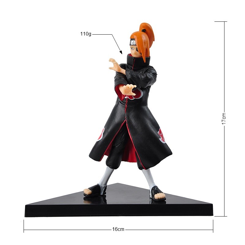 Naruto Anime Figures Naruto Sasuke Hatake Kakashi Gaara Uchiha Itachi PVC Model Decorate Toy For Children's Birthday Gifts