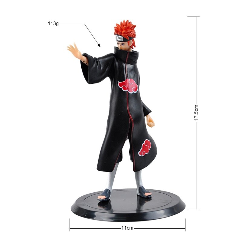 Naruto Anime Figures Naruto Sasuke Hatake Kakashi Gaara Uchiha Itachi PVC Model Decorate Toy For Children's Birthday Gifts